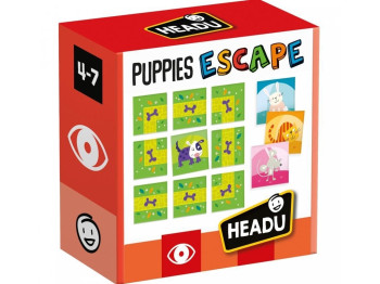 Настільна гра "Puppies Escape", 4+, Headu
