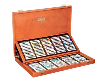 Крейда-пастель Toison D'or 120 кольорів. Дерев`яна упаковка. Koh-i-Noor 8539