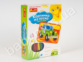 Набор для творчества, Картинка из песка Крутой джип, Ranok Creative