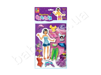 Магнитная игра Брюнетка, Vladi Toys
