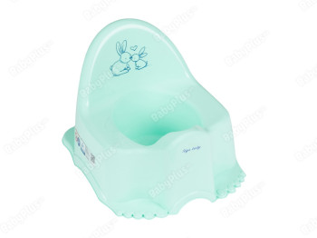 Горщик ЕСО-Зайчики м'ятний. Tega Baby KR-007-105