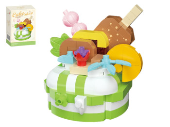 Міні-конструктор Cake Shop Лаймовий торт, 170 деталей, об'ємна модель