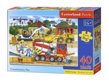 Пазлы Реконструкция, 40 элементов, Castorland