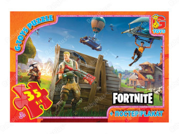 Пазли картонні Fortnite, 35 елементів, G-Toys