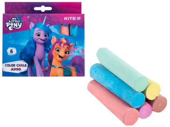Мел цветной Jumbo My Little Pony 6 цветов, Kite