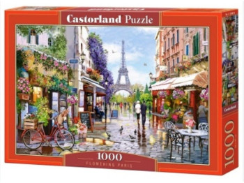 Пазлы Цветущий Париж, 1000 элементов, Castorland