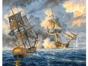 Пазлы Морская Баталия 500 элементов, Castorland