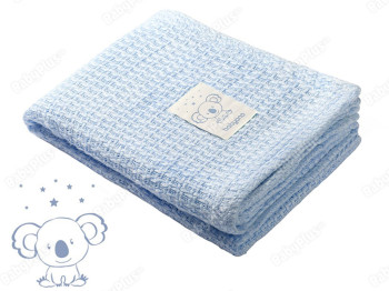 Ковдра бамбукова блакитна Коала 75x100 см. BabyOno 479/02