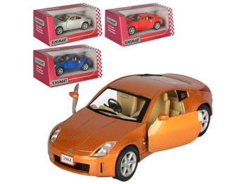 Машинка інерційна металева Nissan FAIRLADY 350Z, 16 см, відкриваються двері, Kinsmart