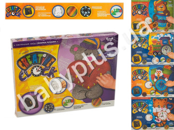 Набор для творчества Creative clock. DankoToys (ПОВРЕЖДЕНА КОРОБКА)