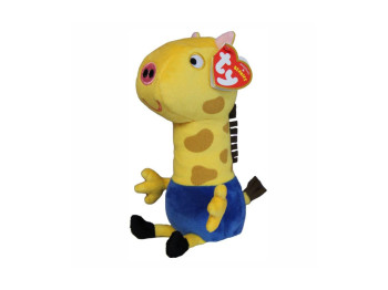 М'яка іграшка м’яконабивна Peppa Pig Жералд Жираф 15 см, TY 46265
