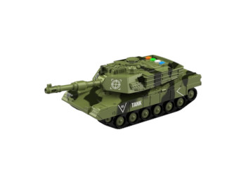 Игрушка Танк инерционный, 1:16, звук, свет, подвижные детали (цена за 1 шт)