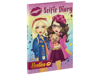 Щоденник фіолетовий А5 з чарівною ручкою. 50 аркушів. Besties 961022