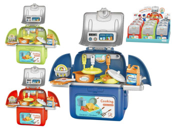 Игровой набор кухня в чемодане Cooking Kitchen, 28 см, с аксессуарами, 3 вида