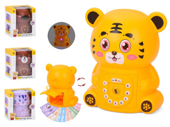 Копилка интерактивная музыкальная MK 5775, 4 вида; (цена за 1шт)