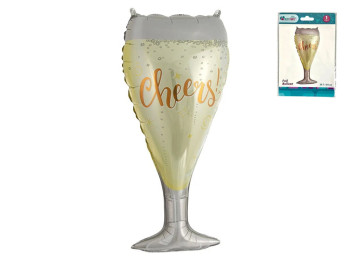 Фольгована повітряна кулька Cheers, 39,7×84 см