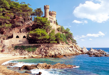 Пазлы Крепость Lloret de Mar Испания, 1000 элементов, Castorland