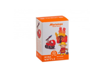 Конструктор MINI WAFFLE FIREMAN, Marioinex 902523