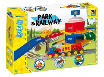 Ігровий залізничний трек вокзал Wader Play Tracks Park & Railway 51520