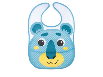 Слюнявчик Hello Little Бірюзовий, пластик, 6+, 9/232_tur, Canpol Babies