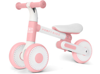 Біговел дитячий біло-рожевий. Profi Kids 6 д. MBB 1013-2