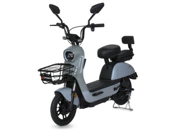 Скутер електричний міський, двигун 500W, сірий
