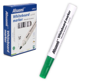 Маркер для білої дошки Whiteboard Marker 2503, 14.5 см, круглий наконечник, зелений (ціна за 1шт)