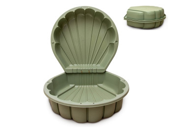 Пісочниця-басейн Ракушка, 80,5×79,7 см, з кришкою, Doloni Toys