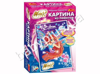 Набор для творчества, Картинка из пайеток Winx Блум, Ranok Creative