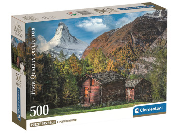 Пазлы Горные пейзажи Clementoni, 500 элементов