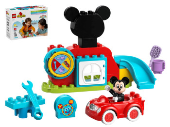 Конструктор LEGO DUPLO Disney Микки Маус: Клубный дом и автомобиль, 27 деталей