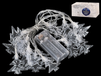Гірлянда світлодіодна Christmas tree 3м біла 20led, 2AA, R96118-W