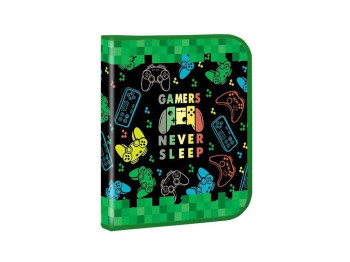 Папка для зошитів В5 картонна Games never sleep, Kidis 14055