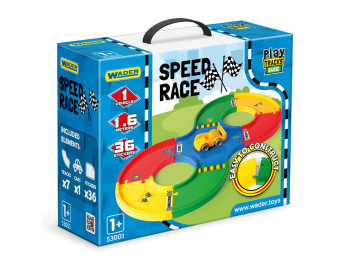 Автотрек кольцевой Wader Play Tracks Basic Speed Race 53001