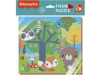 М'які пазли 22х23 Fisher Price, Лісові мешканці, Vladi Toys