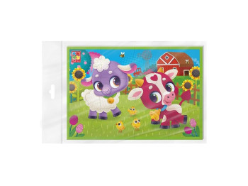 Мягкие пазлы А5 Овечка и корова, Vladi Toys