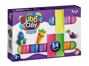 Креативное творчество Bubble Clay 14 шт, Danko Toys