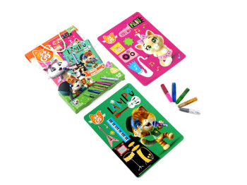 Набор для творчества 44 Кота, Сияющие картинки, Vladi Toys
