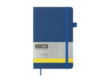 Книга записна, 96 арк., клітинка, синя