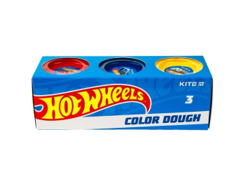 Тісто кольорове Hot Wheels 3х75 грам Kite