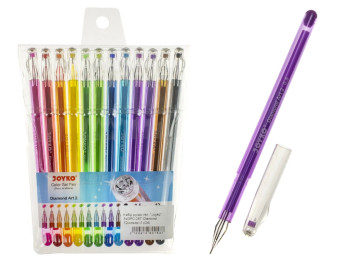 Набір ручок гелевих iDiamond 12 кольорів. JOYKO GPС-297