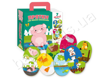Пазлы - двойняшки Прятки, Vladi Toys