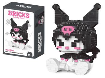 Конструктор фигурка Kuromi Bricks, 10 см, сборная модель