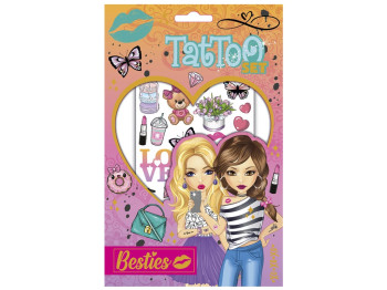Набор наклеек на тело Fashion Besties 961009, 24 см, временные татуировки, Besties