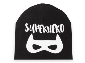 Шапка дитяча для хлопчика SUPPERHERO, Обхоплення голови 50-52, Gabbi