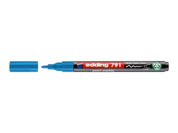 Маркер Edding Paint круглий блакитний 1-2 мм, e-791/10n