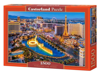 Пазли Казковий Лас-Вегас 1500 елементів, Castorland