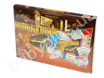 Настольная игра маленькая Монополия, Danko Toys