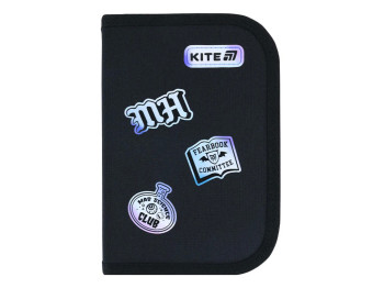 Пенал с наполнением Monster High, 1 отделение, 2 отворота, Kite