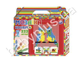 Мозаїка Колібрі №4, 222 деталі, Технок